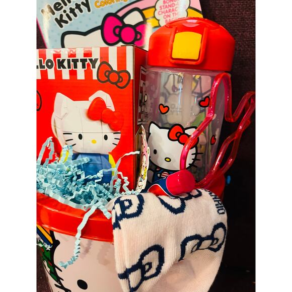 Hello Kitty Easter bundle with Burlington friends throw 50 70 soft Keroppi plush - Picture 7 of 12